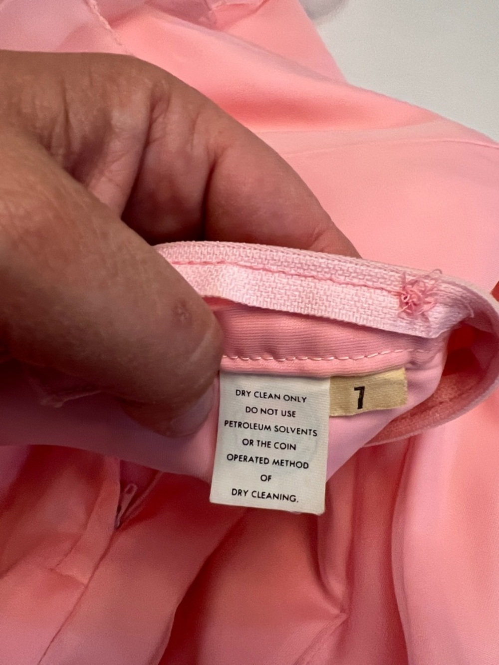1970’s VINTAGE UNION MADE PINK RUFFLE COQUETTE BRIDGERTON STYLE GOWN DRESS - Picture 9 of 16